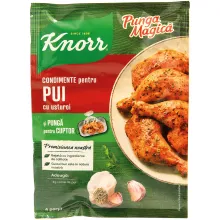 Aromatisierte Würzmischung mit Knoblauch..