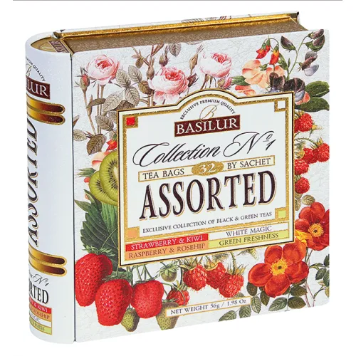 Teemischung aus 4 Teesorten Tea Book Assorti, Collection Nr. 1