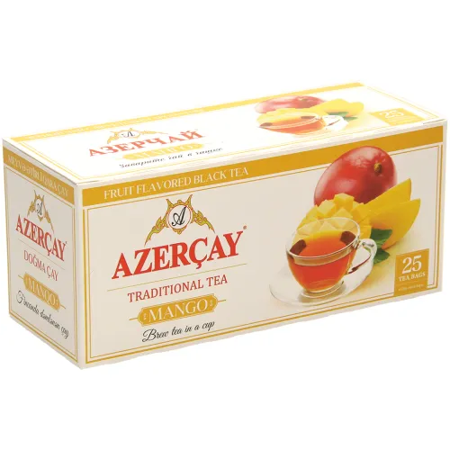 Azercay - Aromatisierter schwarzer Tee mit Mangogeschmack TB