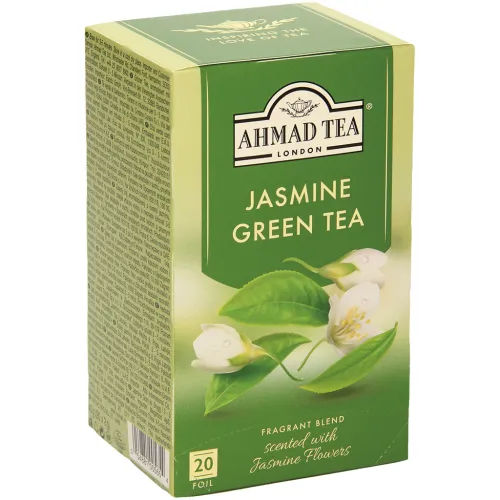 Grüner Tee, aromatisiert mit Jasminblümen