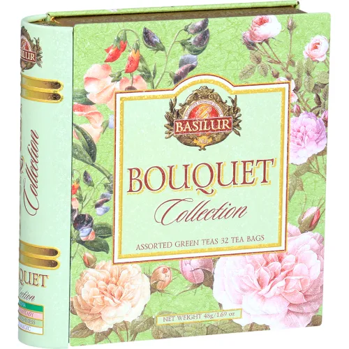 Teemischung Basilur Bouquet Collection aus 4 Sorten Grüner Tee