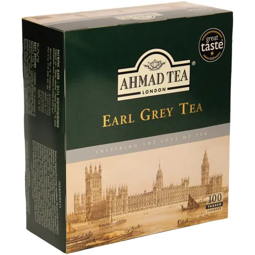 Ahmad -Tee Earl Grey mit Band 100Bt