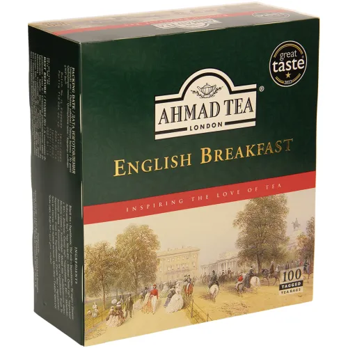 Ahmad-Tee English Breakfast Tea 100Bt mit Band