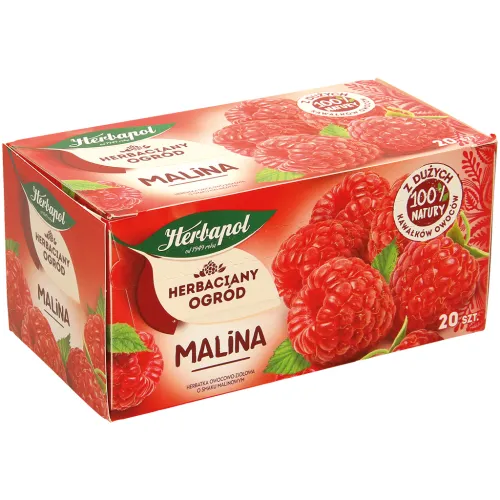 Ароматизированный фруктовый чай с малиной Malina, 20 x 2,7 г