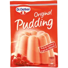 Puddingpulver mit Erdbeergeschmack Puddingpulver mit Erdbeergeschmack