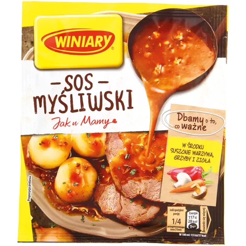 Aromatisierte Jägersauce Sos Mysliwski