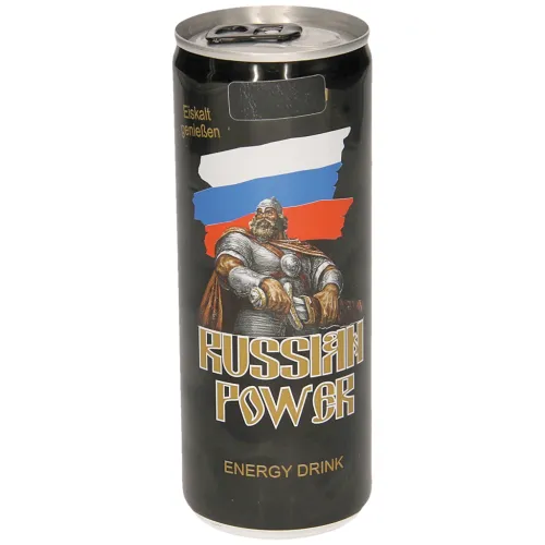 Koffeinhaltiges Erfrischungsgetränk mit 50% Molkenerzeugnis Russian Power