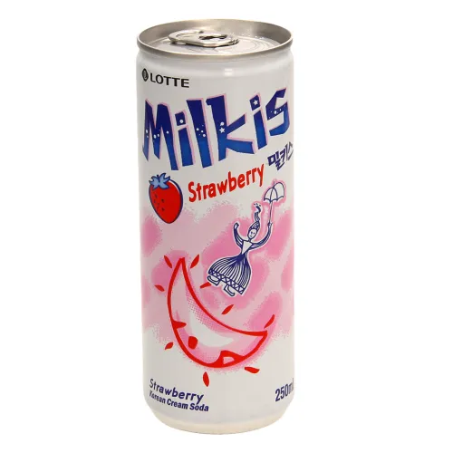 Milkis Kohlensäurehaltiges Getränk mit Erdbeergeschmack