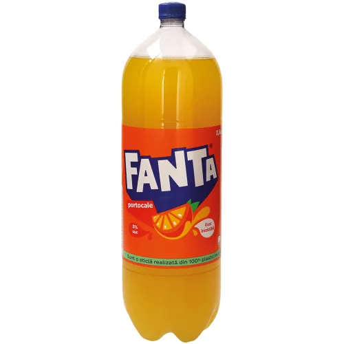 Kohlensäurehaltiges Erfrischungsgetränk FANTA mit Orangengeschmack
