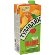 Orange-Pfirsich-Erfrischungsgetränk mit ..