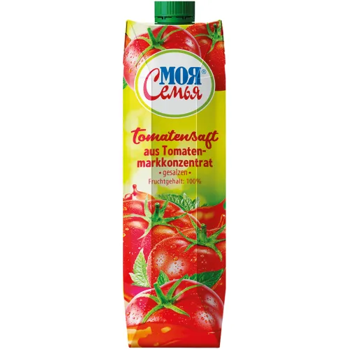 MOJA SEMJA Tomatensaft aus Tomatenmarkkonzentrat, gesalzen