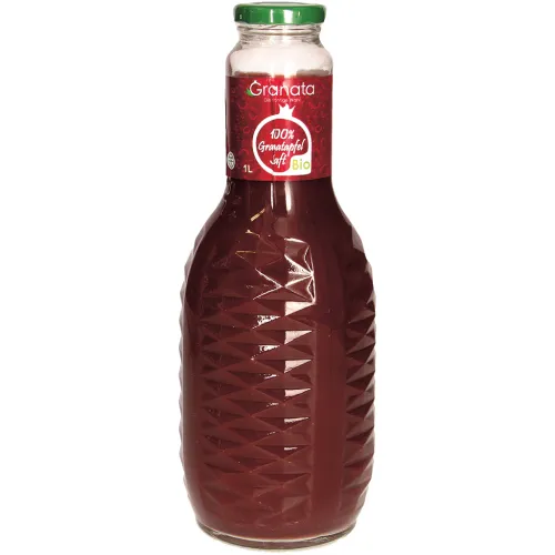 Granatapfelsaft Rot Etikett