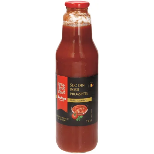 Buftea-Suc din rosii proaspete Tomatensaft, gesalzen. Pasteurisiert.