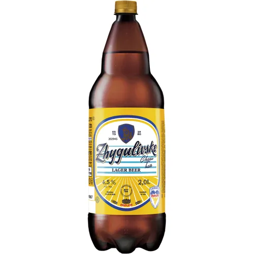Bier Zhygulivske hell, pasteurisiert, 4,5% vol.