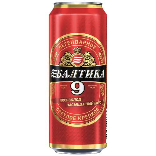 Helles Bier Baltika Starkbier Nr.9, 8% vol.