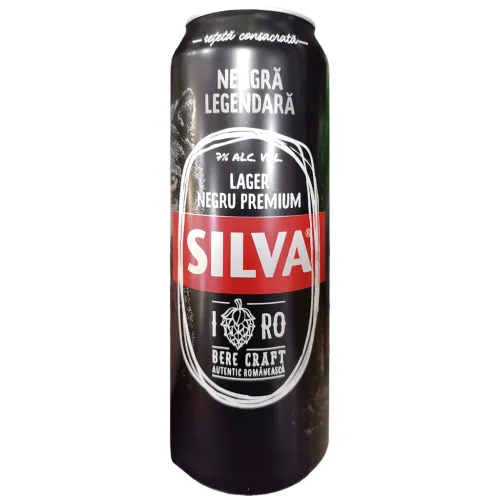 Starkbier Silva Craft Neagră, pasteurisiert, 7 % vol.