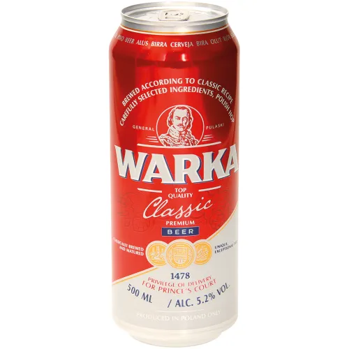 Helles Bier Warka Classic 5,2% vol.