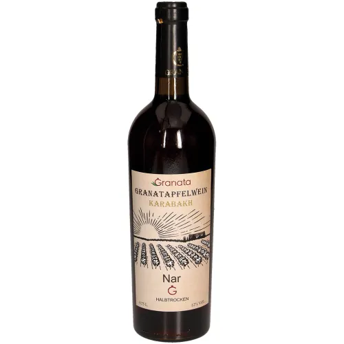 Granatapfelwein Karabakh, halbtrocken