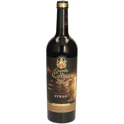 Castillo de Cortes Syrah tinto semidulce Испанское красное полусладкое вино, 12,5 алк.