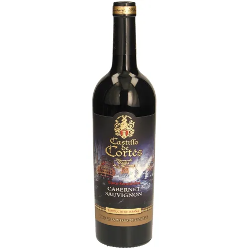 Castillo de Cortes Cabernet Sauvignon tinto semidulce Испанское красное полусладкое вино, 12% алк.