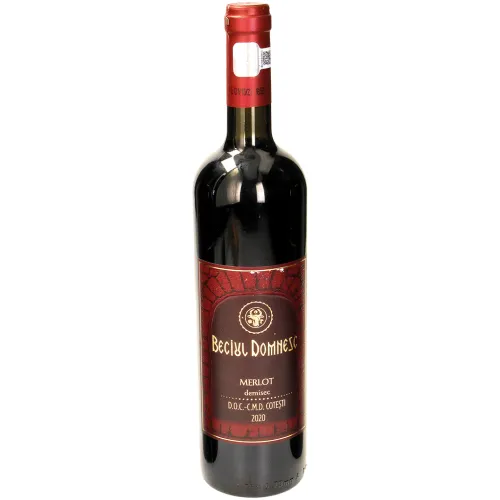 Rotwein Merlot aus Rumänien, halbtrocken, 13 % vol.