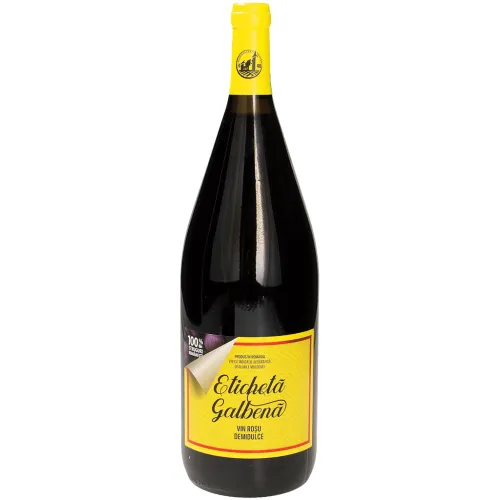 Cotnari Eticheta Galbena vin rosu demidulce Wein, rot, lieblich