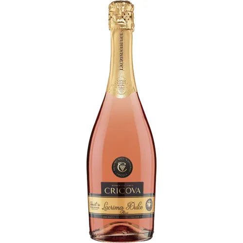 CRICOVA Lacrima Dulce Sekt, Rose, mild, 10% vol.