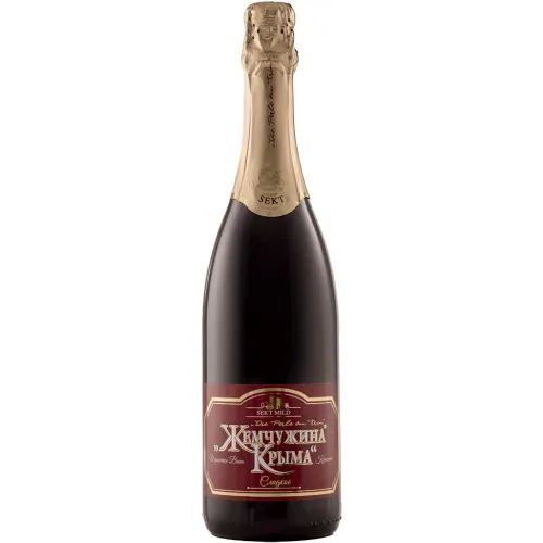 Sekt aus Moldawien Die Perle von Krim mild, rot, 12,5% vol.