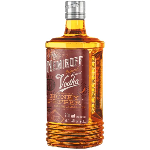 Aromatisierter Vodka Nemiroff - Honig und Peperoni 40% vol.