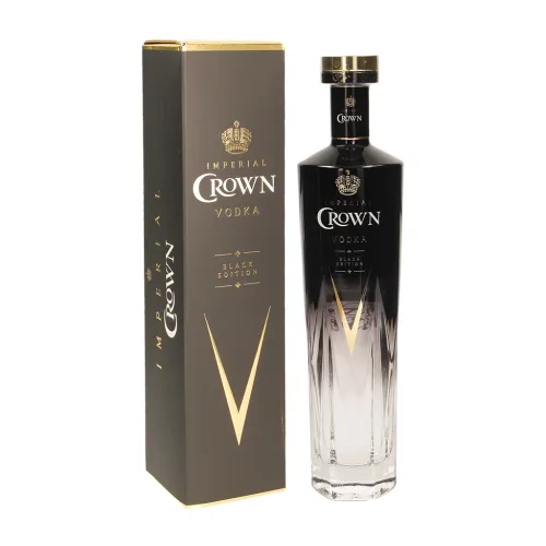 Vodka Imperial Crown Black Edition im Geschenkbox 40% vol.