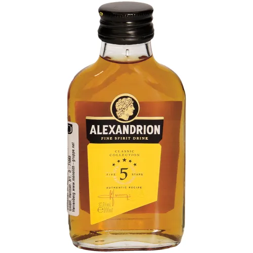 Rumänische Spirituose Alexandrion 5*, 37,5% vol.