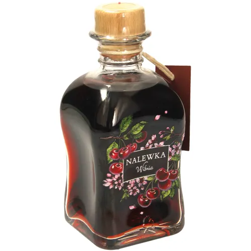 Wisnia Babuni Алкогольный напиток со вкусом вишни. С красителем, 18% алк.