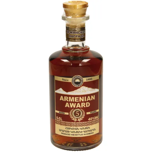 армянский коньяк 5 лет, 40 % алк.