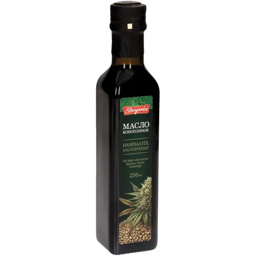 Масло конопляное холодного отжима.
