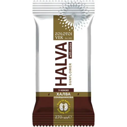 Sonnenblumenhalva mit Kakao