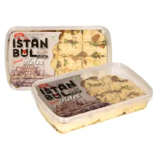 Helva mit Nüssen und Rosinen, Erzeugnis .. Helva mit Nüssen und Rosinen, Erzeugnis ..