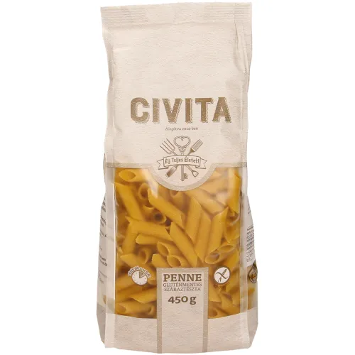 Teigwaren aus Maismehl Penne, von Natur aus glutenfrei