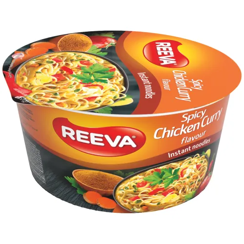 REEVA Instantnudelgericht mit Curry-Hühnerfleischgeschmack, scharf