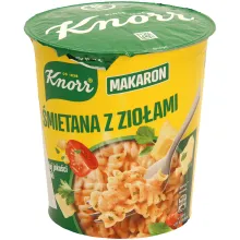 Макароны с соусом с кисломолочным продук..