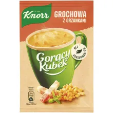 Schnelle Erbsensuppe mit Knusper-Crouton.. Schnelle Erbsensuppe mit Knusper-Crouton..