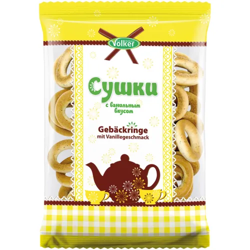 Gebäckringe mit Vanillegeschmack