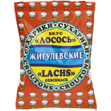 Снек из хлеба со вкусом лосося