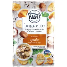 Snack aus Weizenbrot mit Pilzgeschmack Snack aus Weizenbrot mit Pilzgeschmack