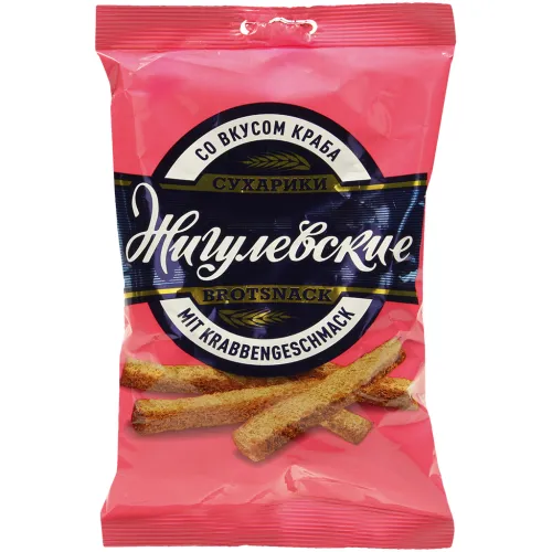 Brotsnack mit Krabbengeschmack