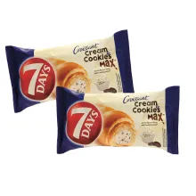 Croissant- Plundergebäck mit Vanille-ges..