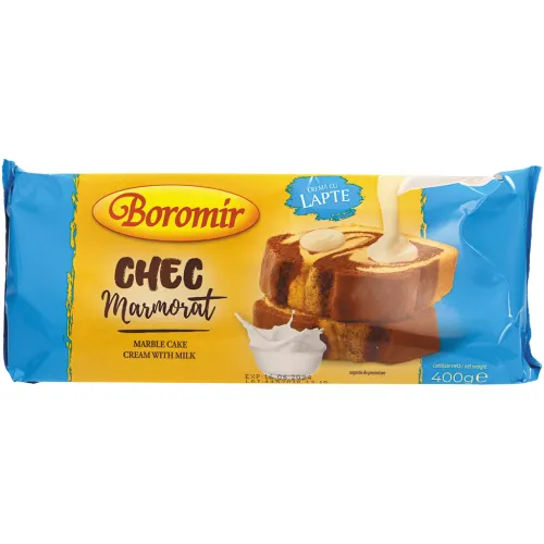Chec marmorat lapte – Marmorkuchen mit 15% aromatisierter Milchcreme