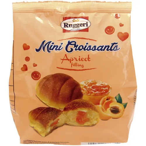 Mini croissant apricot - Сдобная выпечка с начинкой со вкусом абрикоса (23%)