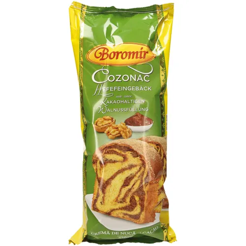Cozonac cu 35% crema cu nuca si cacao- Sauerteiggebäck mit 35% Walnuss-Kakao-Füllung
