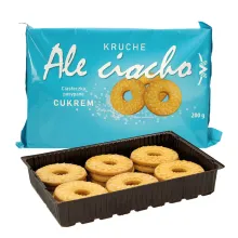 Süßgebäck mit 5% Zucker bestreut