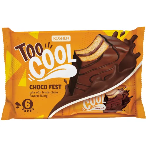 Пирожные „Too Cool Choco Fest” c какао-кремом